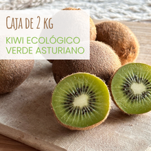 Cargar imagen en el visor de la galería, KIWI ECOLÓGICO verde Asturiano - Caja 2kg
